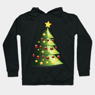 Decorated Christmas tree Hoodie